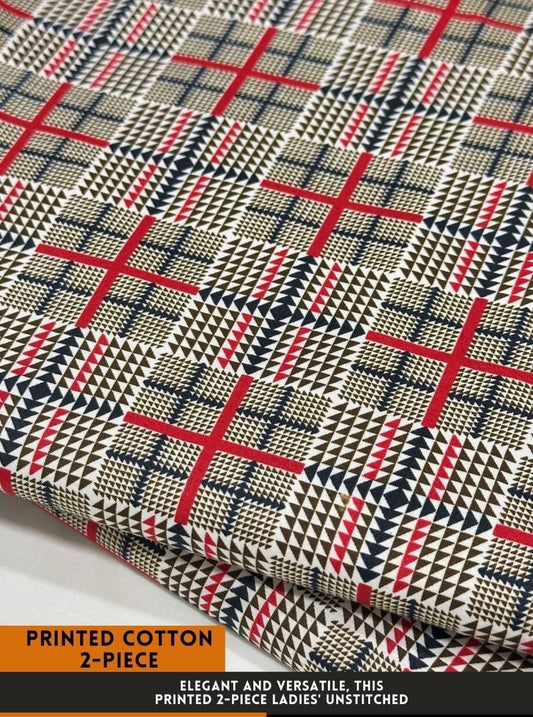 2 Piece All Over Cambric Cotton