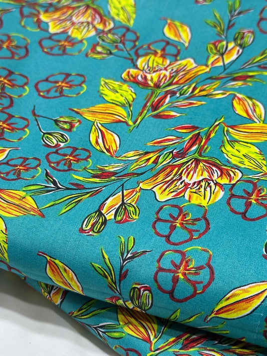 2 Piece All Over Cambric Cotton